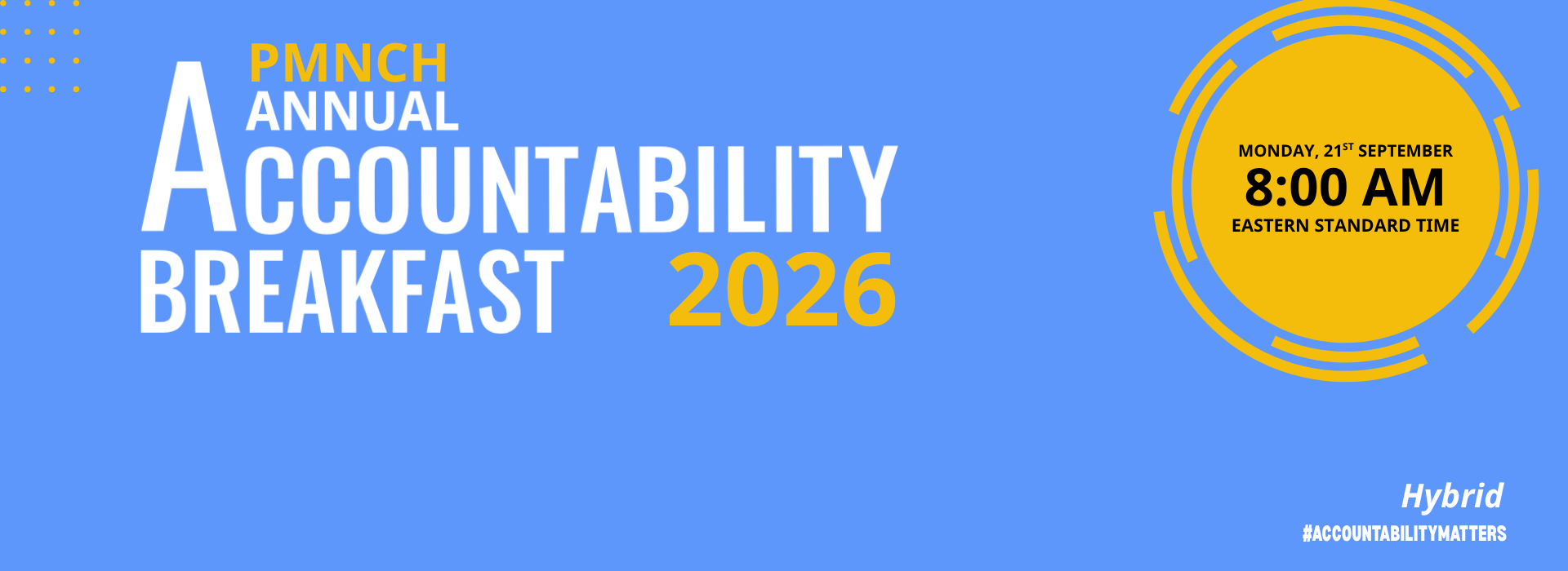 Join us: Accountability Breakfast